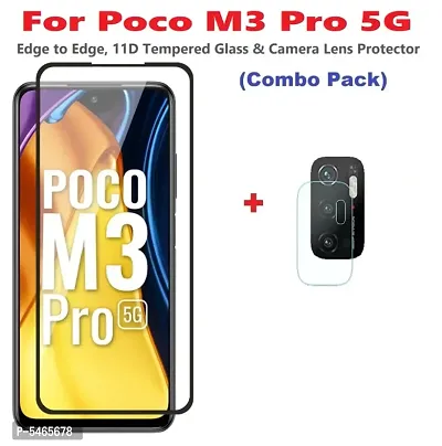Poco M3 Pro 5G Tempered Glass  Back Camera Lens Protector (Combo Pack)