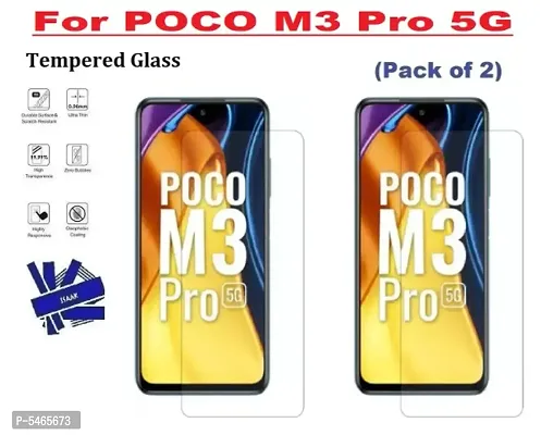 Poco M3 Pro 5G Tempered Glass (Pack of 2)-thumb0