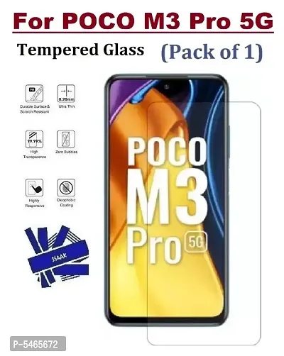 Poco M3 Pro 5G Tempered Glass (Pack of 1)