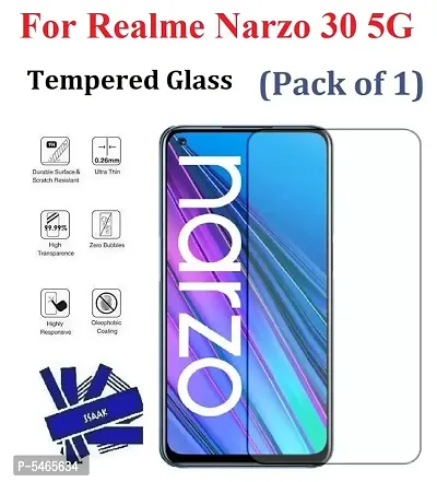 Realme Narzo 30 5G Tempered Glass (Pack of 1)