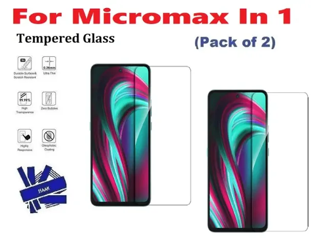 Micromax In 1 Tempered Glass