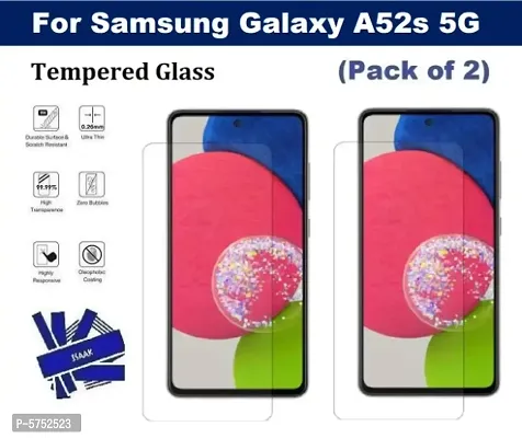Samsung Galaxy A52s [ISAAK] Tempered Glass (Pack of 2)