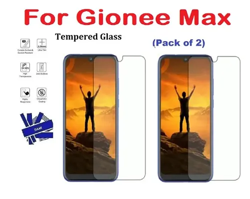 gionee max tempered glass