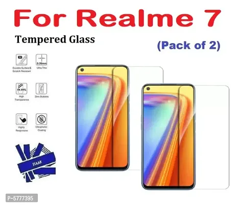 Realme 7 [ISAAK] Tempered Glass (Pack of 2)-thumb0