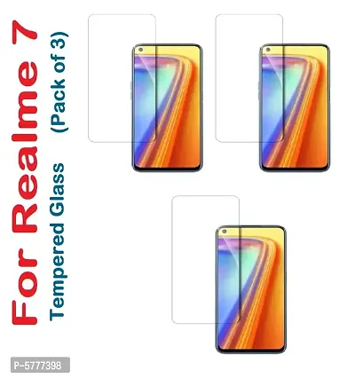 Realme 7 [ISAAK] Tempered Glass (Pack of 3)-thumb0