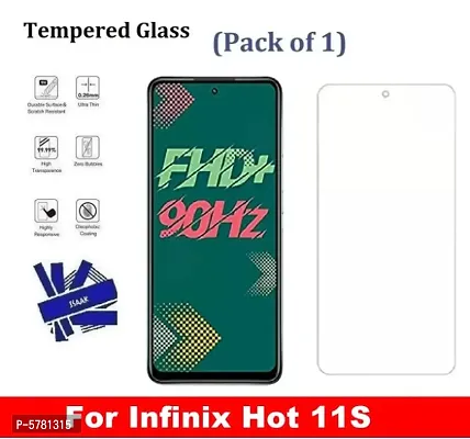 Infinix Hot 11s Tempered Glass (Pack of 1)
