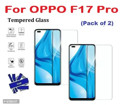 OPPO F17 Pro (ISAAK) Tempered Glass (PACK OF 2)