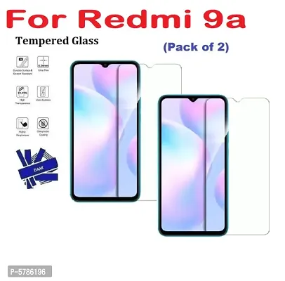 Redmi 9a (ISAAK) Tempered Glass (Pack of 2)
