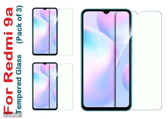 Redmi 9a (ISAAK) Tempered Glass (Pack of 3)