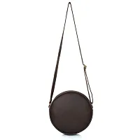 Trendy Brown PU Solid Bag Set For Women- 3 Bags-thumb2