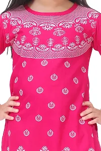 LINKKART FASHION Girls Festive  Party Kurta and Pallazo Set (6-7 Years, Pink)-thumb2