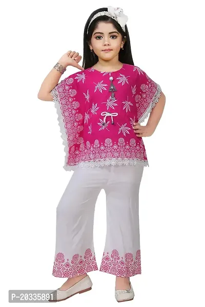 LINKKART FASHION Girls Party(Festive) Top Pant (1 years-2 years, pink)-thumb0