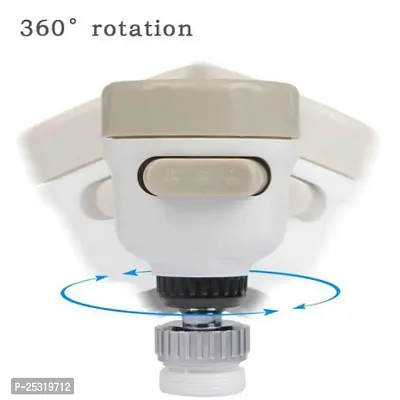 Skadioo 360 Degree Rotating Water-Saving Sprinkler | Faucet Aerator | 3-Gear Adjustable Head Nozzle Splash-Proof Filter Extender Sprayer for Kitchen Bathroom | Water Saving Nozzle-thumb4