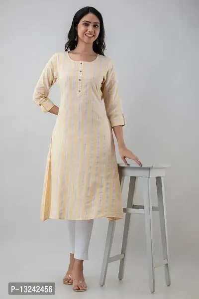 PREKSHA Cotton Printed Kurti (XXX-Large, 1942-Lemon)-thumb5