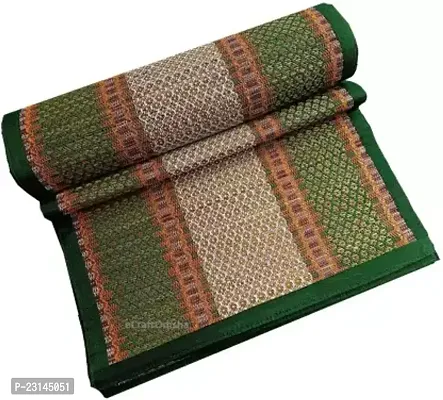 Velvet, Artificial Grass, Silk, Jute, Cotton, Coir, Bamboo Chatai Mat-thumb0