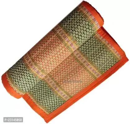 Velvet, Artificial Grass, Silk, Jute, Cotton, Coir, Bamboo Chatai Mat-thumb0