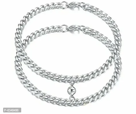 Stainless Steel Bracelet Set  (Pack of 2)