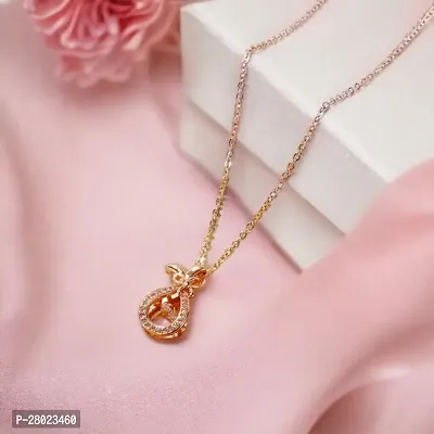 Beautiful Alloy Golden Pendant Chain for Women-thumb0