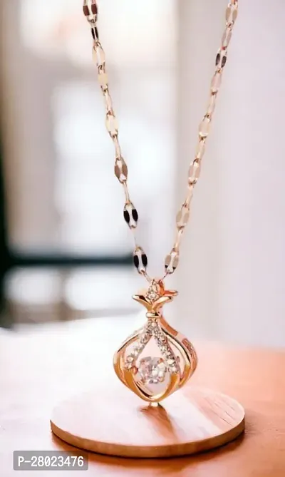 Beautiful Alloy Golden Pendant for Women