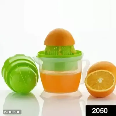 Plastic Hand Juicer Nano Fruit Juicer for Orange  Grapes 2 in 1 Manual Hand Juicer with Strainer and C-thumb0