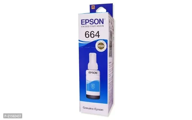 Epson T664220 EcoTank Cyan Ink Bottle-thumb0