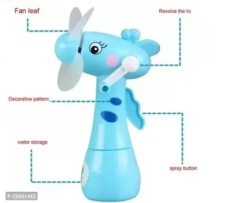 Fully Kids Mini Portable Fan Toy For Kids Blue-thumb0