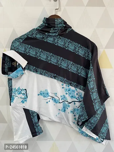 Stylish Printed Lycra Blend Short Sleeves Casual Shirt For Men-thumb0