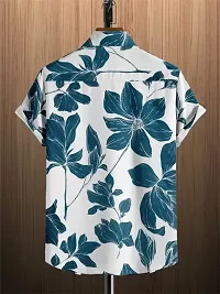 Trendy Cotton Blend Printed Casual Shirts For Men-thumb1