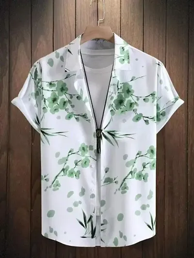 Cute Trendy Cotton Blend Printed Casual Shirts For Men