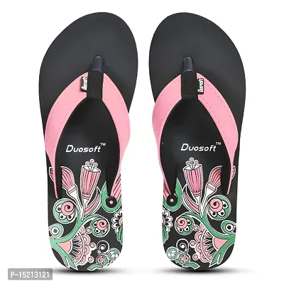 Elegant Pink Synthetic Solid Flip Flops For Women-thumb5