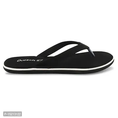 Elegant Black Synthetic Solid Flip Flops For Women-thumb4