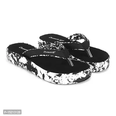 Elegant Black Synthetic Solid Flip Flops For Women-thumb5