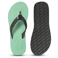 Elegant Green Synthetic Solid Flip Flops For Women-thumb1