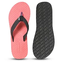 Elegant Pink Synthetic Solid Flip Flops For Women-thumb3