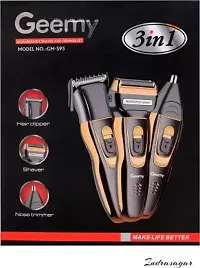 Professionals Design 3 In 1 Perfect Men Shaver Hair Clipper FOR UNISEX ( PACK OF 1 )-thumb2