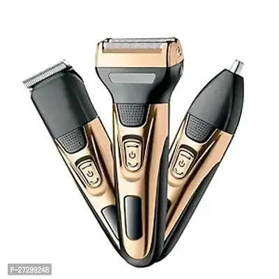 Professionals Design 3 In 1 Perfect Men Shaver Hair Clipper FOR UNISEX ( PACK OF 1 )-thumb0