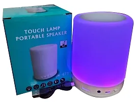 Portable LED Touch Lamp Bluetooth, Wireless Speaker ( PACK OF 1 )-thumb3