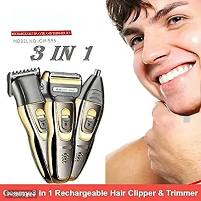 3 in 1 Multipurpose Beard, Nose, Ear, hair trimmer ( PACK OF 1 )-thumb4