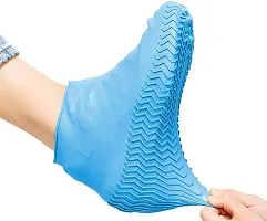 Reusable Rainproof Non-Slip Resistant Waterproof Silicone Boots Shoe Cover - Pack of 1-thumb3