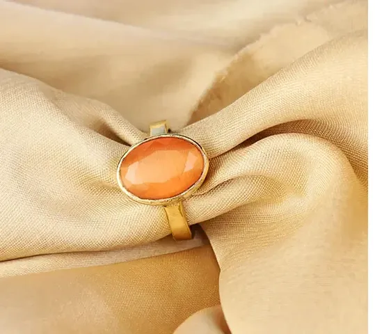 Beautiful Brass Stoned Ring For Women