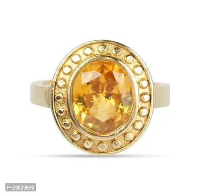 -Beautiful Brass Stoned Ring For Women-thumb0