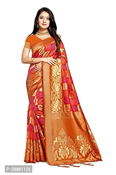 Buy NENCY FASHION Women Blue Woven Jacquard Banarasi Saree with