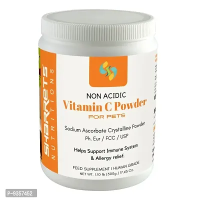 Buy Non Acidic Vitamin C Sodium Ascorbate Powder Supplement For Dogs Pets 500g Online In India At Discounted Prices