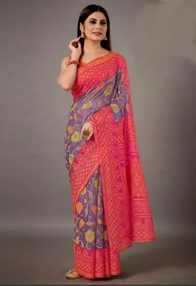 Latest Beautiful Saree with Blouse piece