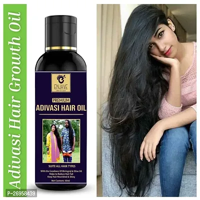 Enjave Adivasi Hair Oil For Hair Growth  Hairfall (50 ml) (Pack Of 1) | Hair Oil For Hair Growth| Hair Oil For Hairfall | Hair Oil For Dandruff Control|-thumb0