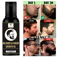 Leevo Best  Advanced and powerful beard growth oil | Patchy Beard With Redensyl | Mustache Beard oil || Dadhi Oil | Mooch Oil Special ( 30ml )-thumb2