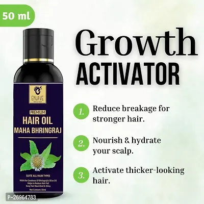 ENJAVE Maha Hair oil For Hair Fall Control,Adivasi Hair Growth Oil,Hair Regrowth Oil,Ayurveda hair Oil, adivasi hair oil,maha hair oil 50ml Pack of 3-thumb2