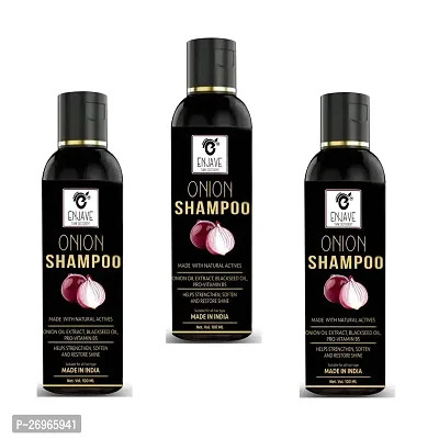 Enjave Onion Hair Shampoo  Pack of 3-thumb0