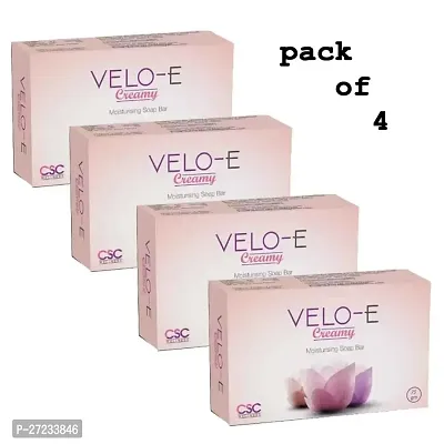 Velo E CREAMY SOAP-(PACK OF 4 ) ( 4 X 75 ) GM-thumb0