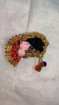 Rajasthani Style Embellished Religious Laddu Gopal Turban-thumb2